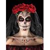 Smiffys Make-Up FX, Day of the Dead Kit, Aqua, Red & Black, Transfers, Face Paints, Crayon & Applicators