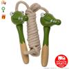 Boooh.it CORDA PER SALTARE PER BAMBINI : MANICI LEGNO COCCODRILLINO VERDE - IDEA REGALO