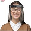 PLURIBOL VISIERA PARASCHIZZI PROTETTIVA E IGIENIZZABILE - FANTASIA BLACK BOARD PER ADULTI | DPI DI II CATEGORIA CERTIFICATO CE