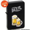 Atomic ACCENDINO A BENZINA TIPO ZIPPO FANTASIA BOCCALI DI BIRRA SPUMOSI | IDEA REGALO FUMATORE