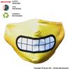 Boooh.it MASCHERINA LAVABILE, REGOLABILE E IGIENIZZABILE FANTASIA SMILE EMOJI - 3 STRATI | ALTAMENTE COMFORTEVOLE