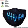 Boooh.it MASCHERINA LAVABILE, REGOLABILE E IGIENIZZABILE FANTASIA BLUE SMILE - 3 STRATI | ALTAMENTE COMFORTEVOLE