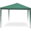 GARDEN FRIEND, Gazebo facile verde 3x2 m Struttura in acciaio copertura in  pe. 110 gr/m².