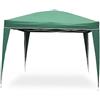 Biacchi Gianfranco srl Garden Friend Gazebo Pop Up Struttura pieghevole in acciaio copertura in poliestere con borsa per trasporto 3x3 m h 2,7 m verde