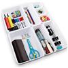 TaimeiMao Organizer Cassetti, 8 Pezzi Organizer Divisori Cassetti,Divisori Contenitori in Plastica Impilabili per Bagno, Trucco,Scrivania,Cucina