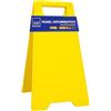 S21 Señalización Cartello da pavimento senza testo | Segnale di sicurezza pieghevole giallo per interni ed esterni - leggero e resistente