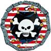 Liontouch - Scudo da Pirata - Capitan Striscia Rossa - età 3-8 Anni | Giocattolo in Gommapiuma Tema Teschio per Giochi di Ruolo per Bambini | Ideale per Costumi per Navigare nei Caraibi