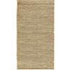 HAMID - Tappeto Giralda di Juta 100% Fibra di Iuta Naturale - Tappeto Morbido e ad Alta Resistenza - Tessuto a Mano - Soggiorno, Sala da Pranzo, Camera da Letto - Bianco, 150x80cm