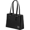 Samsonite Essentially Karissa, Borsa a tracolla a 3 scomparti, 34 cm, Nero (Black)