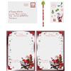 ICE TOYS Lettera babbo natale busta porta lettera + stckers (Lettera C)