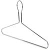 HANGERWORLD 10 Grucce in Metallo 43cm Extra Strong con Gancio a Cappio per Hotel e Stand Porta Abiti