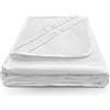 Bedecor Coprimaterasso Matrimoniale Maxi Impermeabile 200 x 200cm con 4 Elastici - Traversa Letto - Spugna Cotone 80% - Anti-Acaro, OEKO-TEX