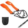 Taozoey Sega a Catena a Mano, Taozoey Pocket Saw Sega a Catena, Sega a Catena Bidirezionale Chain Saw, Strumento di Sopravvivenza, per Giardinaggio, Campeggio, Attività all' Aperto