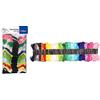 Sodertex Confezione da 52 fili da ricamo, 8 ml, 26 colori assortiti