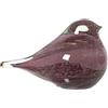 DRW Figura uccello Cristallo Macchiato Rosa Terra 11,5x7x7,5 cm