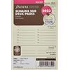 Filofax Settimana su due pagine - Francese - Pocket - 2023