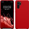 kwmobile Custodia Compatibile con Huawei P30 Pro Cover - Back Case per Smartphone in Silicone TPU - Protezione Gommata - red cherry