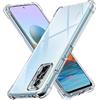 iVoler Cover per Xiaomi Redmi Note 10 PRO, Custodia Trasparente per Assorbimento degli Urti con Paraurti in TPU Morbido, Sottile Morbida in Silicone TPU Protettiva Case