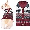 ABRRLO Maglione per cani di Natale, maglione per cani, maglione invernale per animali domestici, maglione di Natale, maglione caldo alla moda, ideale come regalo (S, maglione di renna)