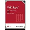 WD Red 6 TB 3.5" Hard Disk per NAS, Intellipower, SATA 6 GB/s, 64 MB Cache