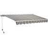 Linea Garden Friend T1372011/D, Tenda Barra Quadra profondità 200 cm, Lunghezza 250 cm, Verde