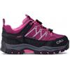 Cmp Kids Rigel Low Trekking Shoes Wp Berry/Pink Fluo Junior Bimba