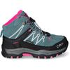 Cmp Kids Rigel Mid Trekking Shoes Wp Mineralgreen/Purplefluo Junior