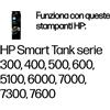 HP 32XL - Flacone di inchiostro a pigmenti nero originale , contenuto 135 ml , per SMART TANK PLUS 555 , 570 , 655 . Durata fino a 6.000 pagine al 5% di copertura .