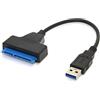 chenyang CY Cavo da SATA a USB 3.0, cavo adattatore da USB 3.0 a SATA a 22 pin per controller per disco rigido SSD da 2,5