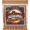 Ernie Ball Earthwood Rock and Blues Phosphor Bronze, Corde per chitarra acustica con Sol liscio, confezione da 3, diametro 10-52