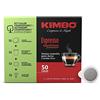 Kimbo Cialde Caffè Compostabili Ese Espresso Napoletano - Confezione da 50 Pezzi Con Kit Di 50 Bicchierini Di Carta, 50 Palettine E 50 Bustine Di Zucchero Compostabili - 350 gr