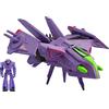 Mattel Buzz Lightyear, Disney HHJ61 Pixar Lightyear, Hyperspeed Series Zurg Fighter Ship & Zurg, Giocattolo per Bambini 4+ Anni