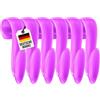 WELLGRO 6 Ganci Per Termosifoni, Qualità Top, Made In Germany, Ganci Per Asciugamano, Lilla