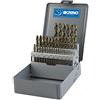 KRINO 1155411 HSS-CO Set 37 Pezzi Punte rettificate Cobalto per Acciaio Inox