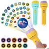 Niumowang Proiettore diapositiva per bambini, 2 Pezzi Proiettore Torcia con 80 immagini, torcia proiettore bambini, torcia per bambini, luce notturna, Dono dei bambini