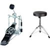 Tama HP30 Pedale Cassa & Rockjam Tamburo Regolabile Tamburo Sgabello Trono Sedile Imbottito