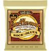 Ernie Ball Earthwood Rock and Blues 80/20 Bronze, Corde per chitarra acustica con Sol liscio, confezione da 3, diametro 10-52
