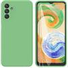 ARRYNN Custodia per Samsung Galaxy A04s / A13 5G Cover + Pellicola Protettiva Vetro Temperato,Liquid Silicone TPU Case Cover per Samsung Galaxy A04s / A13 5G - Verde