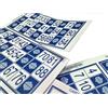 Genérico 600 cartoni per bingo tradizionale a 90 palline (Blu)