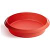 Lékué Stampo rotondo in silicone rotondo rosso,24 cm