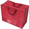 Rex London Grande borsa portaoggetti con cerniera, resistente e durevole, 55 x 48 x 28 cm, 70 l, design a scelta (rosso retrospot)