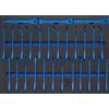 BGS 4033 | Modulo per carrelli portautensili 3/3: set raschietti e cunei | 27 pz.
