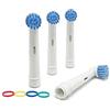 UCA® EBS17 - Set di 4 Testine di ricambio per spazzolini Elettrici Compatibili con Braun Oral B Sensitive Clean