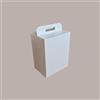 LUCGEL 10 Pz Scatola per Confezione Regalo Natale Porta Panettone Bottiglia Valigetta media Cartoncino grafica Sfere Bianco 330x250H350mm