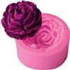 UU19EE 3d stampo in silicone rosa fiore in silicone a forma di fondente regalo Decorare cioccolato Cookie Sapone Polymer Clay resina teglie