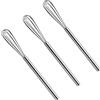 Webake Set di 3 Fruste in Acciaio Inox - Mini Frusta per Mescolare, Montare e Frustare