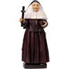 DRW Figura SOR Angela della Croce Resina dipinta a mano 20 cm