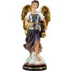 DRW Figura Arcangelo San Saetiel resina dipinta a mano 14 cm