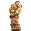 DRW Figura San Jose con bambino resina dipinta a mano 14 cm