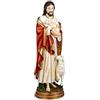 DRW Figura Gesù Buon Pastore Resina Dipinto a Mano 30 cm